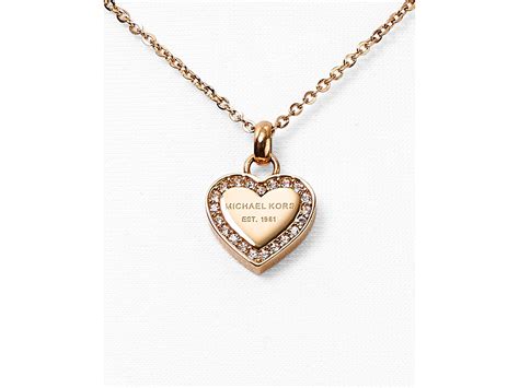 heart necklace Michael Kors